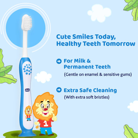 Chicco Toothbrush Blue 3Y-8Y