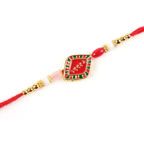 Pichai Enamelled Pendant Veera Rakhi