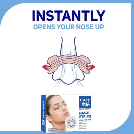 Cozy Nose Better Breathe Nasal Strips Pack Of 10