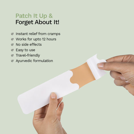 Pee Safe Herbal Pain Relief Patch | Instant Relief from Cramps & Muscular Pain