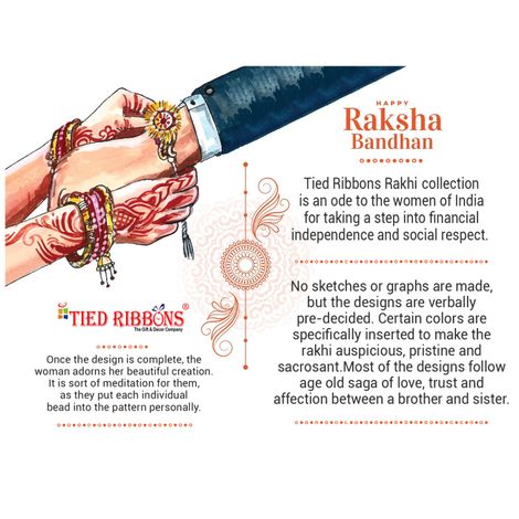 Evil Eye Rakhi for Brother with Roli Chawal (Tied Ribbons)