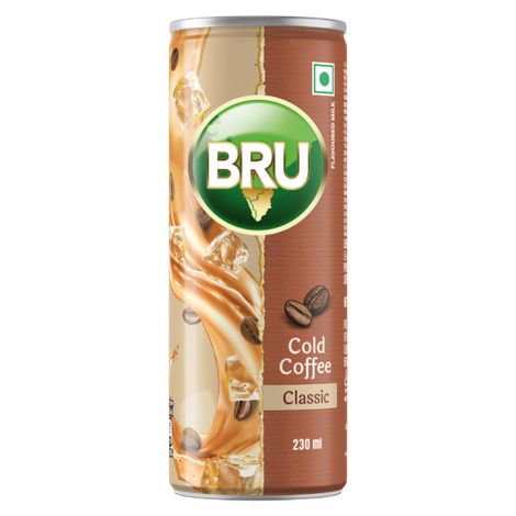 Bru Classic Cold Coffee (180ml) & Bru Caramel Cold Coffee (180ml) & Bru Hazelnut Cold Coffee (180ml) Combo