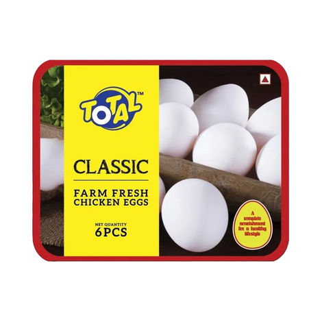 Total Classic White Eggs