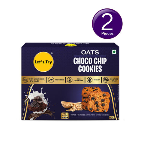 Let's try Oats Choco Chip Cookies Assorted Biscuits | Cholesterol-free and Palm Oil-free Combo