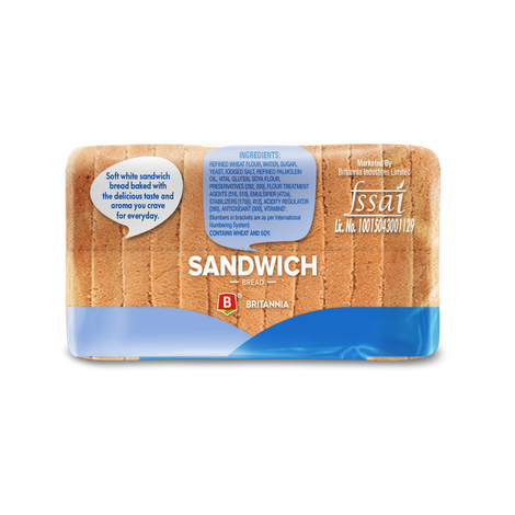 Britannia Vitarich Sandwich Premium White Bread