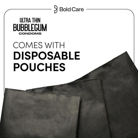 Bold Care 404 Super Ultra Thin Bubblegum Flavored Condoms For Men