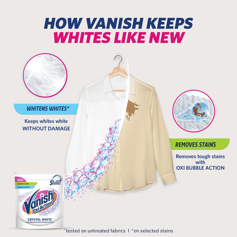 Vanish WHite Detergent Powder | Chlorine Bleach Free