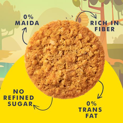 Unifit Honey Oats Cookies | Crispy and Wholesome | High Protein and Fiber