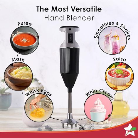 Wonderchef Prima Plus Electric 250 W Hand Blender Portableihot & Cold Blending
