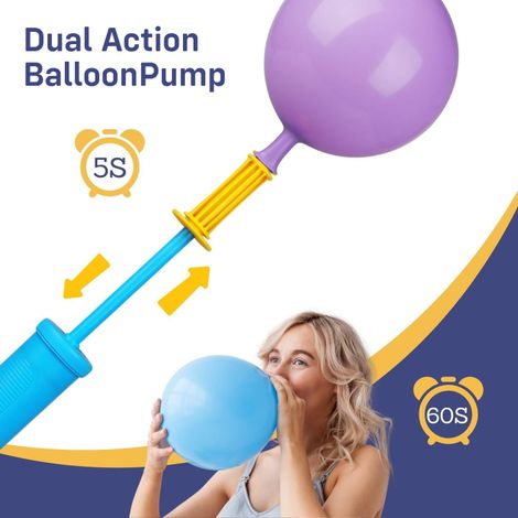 Party Propz Hand Balloon Pump (Colour May Vary)