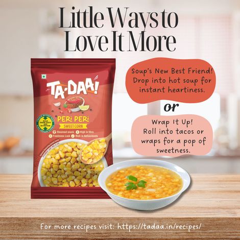 Tadaa Sweet Corn Kernels Peri Peri