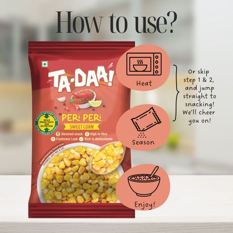 Tadaa Sweet Corn Kernels Peri Peri