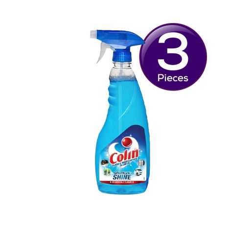 Colin Glass Cleaner & Surface Cleaner Liquid Spray Combo