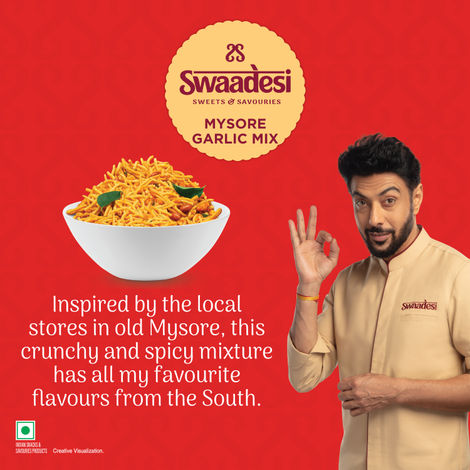 UNIBIC Mysore Garlic Mixture Namkeen | No Palm Oil