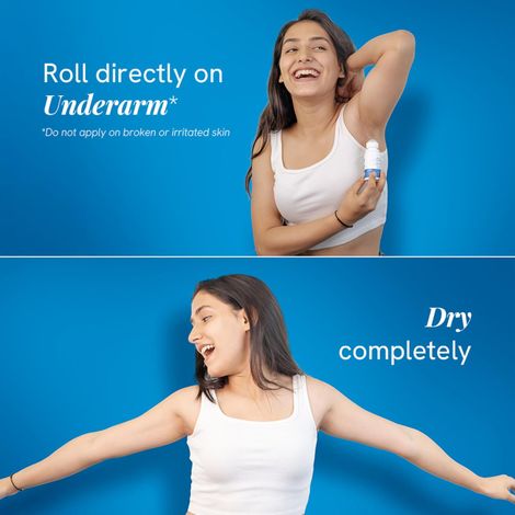 Be Bodywise 4% AHA BHA Under Arm Roll On | Controls Odour & Reduces Pigmentation | Aqua Fragrance