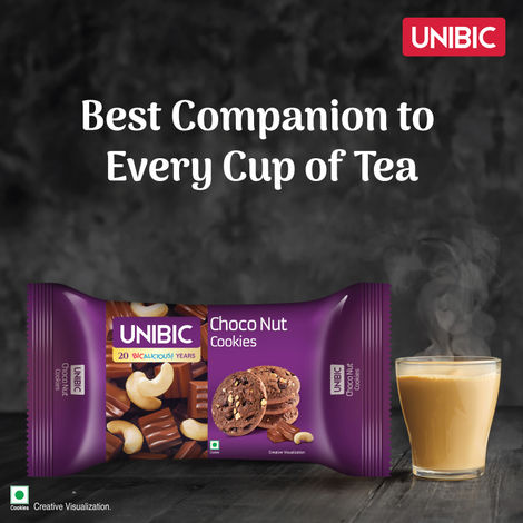Unibic Choco Nut Flavoured Biscuits | Artificial Colour-free and Preservative-free
