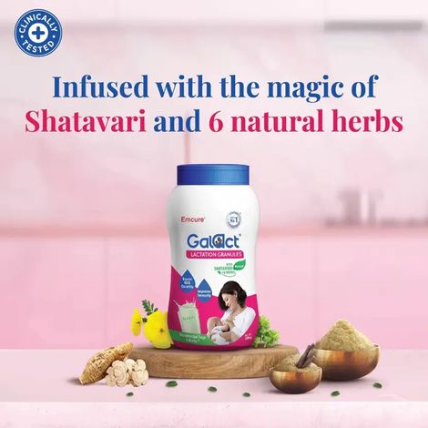 Galact Granules | Lactation Supplement with Shatavari | Elaichi Flavour