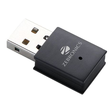 Zebronics USB300WF1 WiFi Dongle Mini Adapter |Supports 300Mbps Wireless Data Transmission Rate