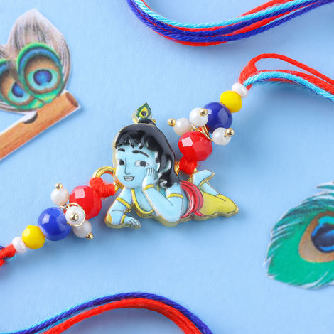 Kids Little Krishna Charm Rakhi (FNP)