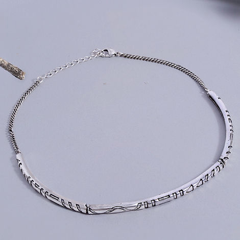 Voylla Aztec Bar Tribal Inspired Choker Necklace