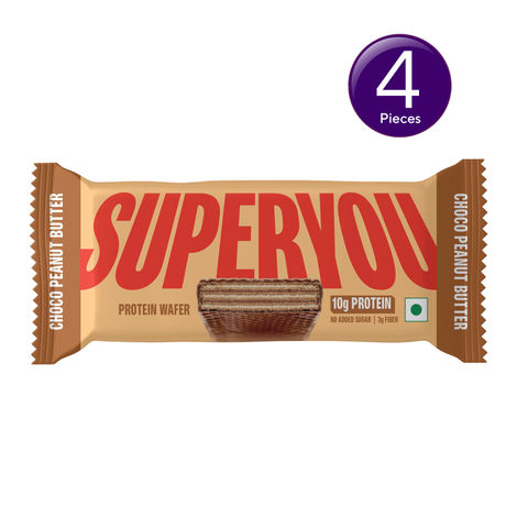 Superyou Peanut Butter Protein Wafer Bar Combo   