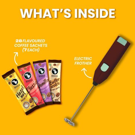 Bevzilla Cafe Coffee kit with Frother