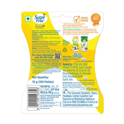 Sugarfree Gold+ Low Calorie Sweetener