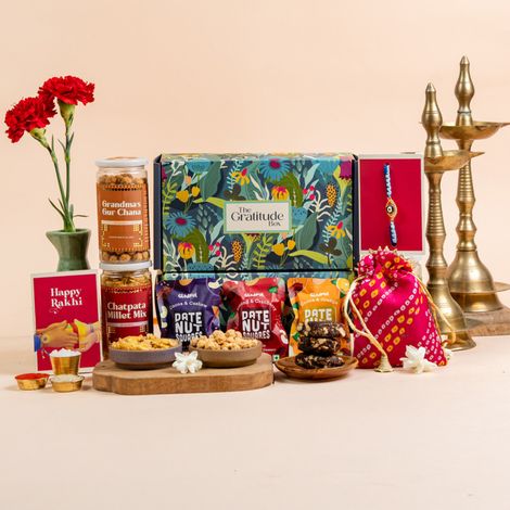 Gladful Festive Delights Rakhi Gift Box