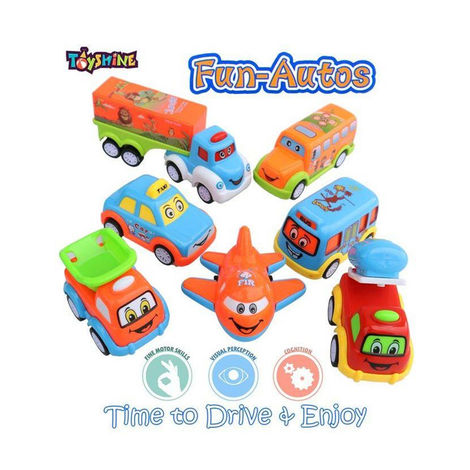 Toyshine Friction-Powered Multicolor Automobile for Kids