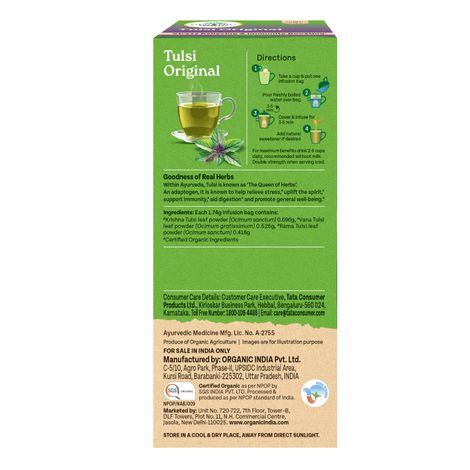 Organic India Tulsi Organic Herbal Tea