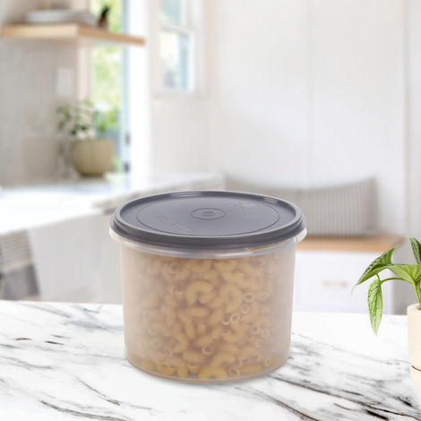 Joyo Fresherware Round Plastic Multipurpose Container| Airtight |Leakproof |3 Litres-Assorted
