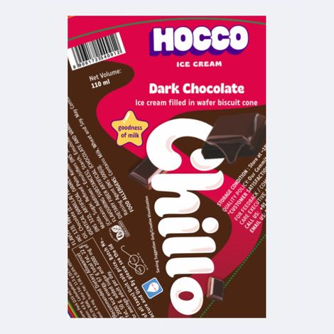 Hocco Chillo - Dark Chocolate Ice Cream Cone