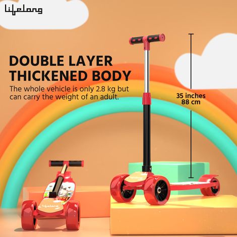 Lifelong Kick Scooter for Kids | Adjustable & Foldable (Ages 2-12)