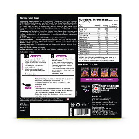 Hyfun Garden Fresh Pizza (Thin Crust Base)