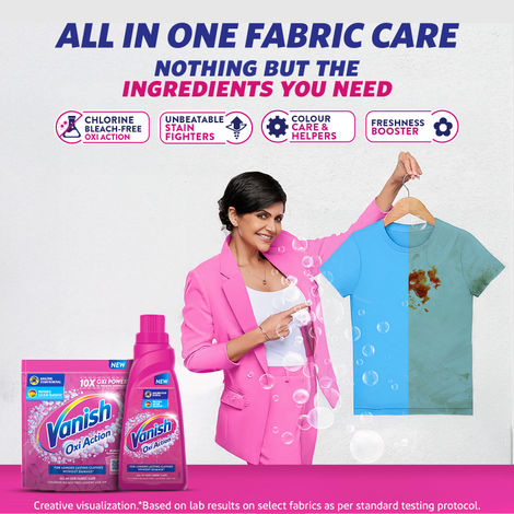 Vanish Liquid Stain Remover & Detergent Booster For Clothes Combo