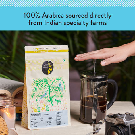 Blue Tokai Coffee Roasters Attikan Estate Medium Roast Ground Coffee