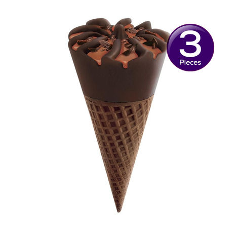 Havmor Dark Chocolate Ice Cream Cone Combo