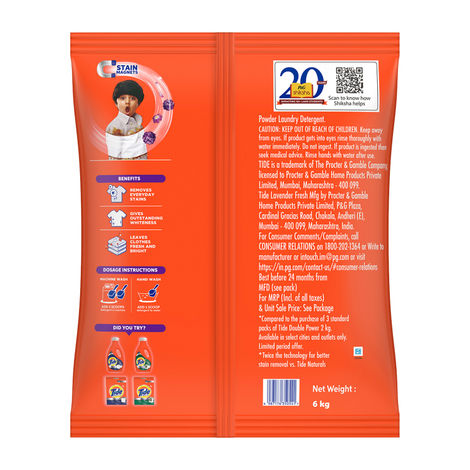 Tide Plus Lavender Detergent Powder