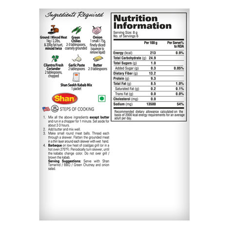 Shan Seekh Kabab Masala