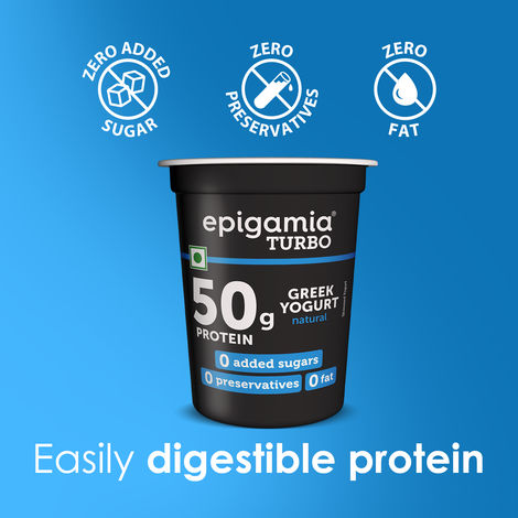 epigamia 50 g Protein Turbo Yogurt, Natural