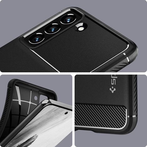Spigen Rugged Armor Back Cover Case Compatible with Galaxy S21 FE 5G (TPU | Matte Black)