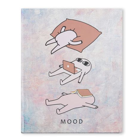 Papboo Hardboundnotebook Diary, (22 X 17.5 Cm, 80 Gsm, 140 Single Ruled Pages - Mood