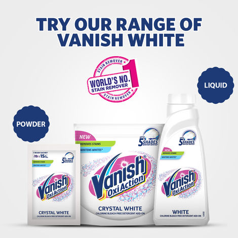 Vanish WHite Chlorine Bleach-Free Detergent Liquid
