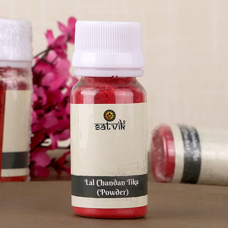 Red Chandan Tika/ Tilak Powder | Satvik