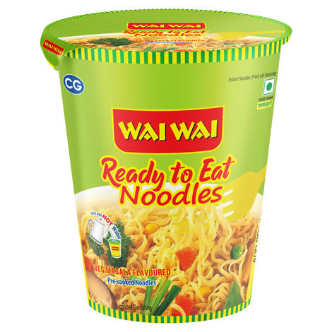 Wai Wai Xpress Ready To Eat Cup Noodles Veg Masala
