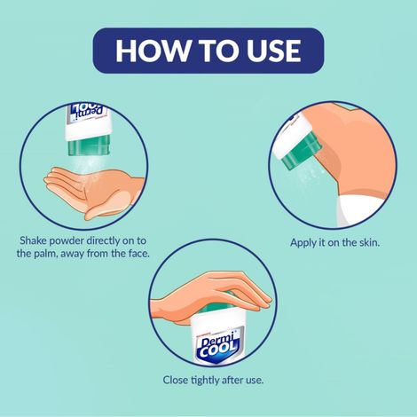 Dermicool Prickly Heat Powder Menthol Regular + Dermicool Free