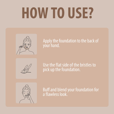 Bronson Professional Premium Foundation Blender Brush