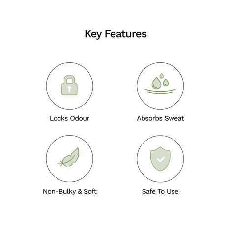 Pee Safe Disposable Underarm Sweat Pads | Absorb Sweats & Bad odours - Straight