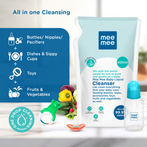 Mee Mee Anti-Bacterial Baby Liquid Cleanser Refill Pack