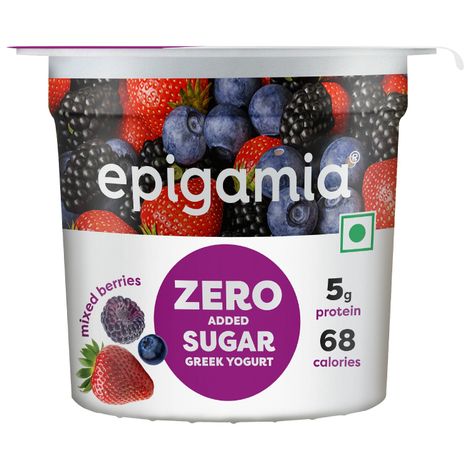 Epigamia No Added Sugar Mixed Berry Yogurt Combo 